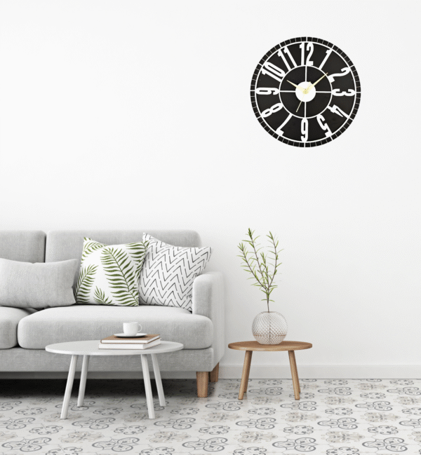 Wooden Silent Non-Ticking Wall Clock for Home Stylish Latest Designer Wall Clock for Home Living Room Bedroom Office Hall - Image 3